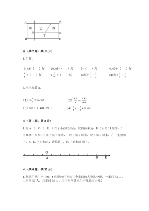 青岛版六年级数学下学期期末测试题及参考答案【轻巧夺冠】.docx