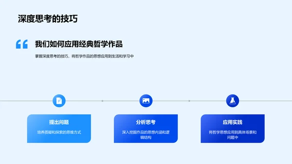 经典哲学作品解读PPT模板