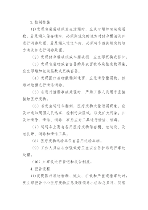 医疗废物处置应急预案.docx