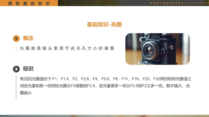 摄影基础入门培训教程摄影场景教学PPT