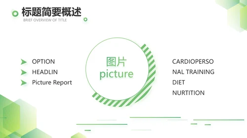 绿色简约大气年终总结PPT