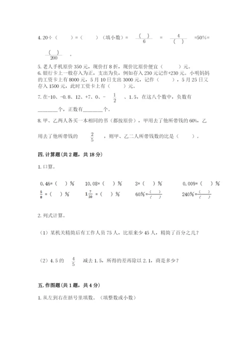 孙吴县六年级下册数学期末测试卷（精练）.docx