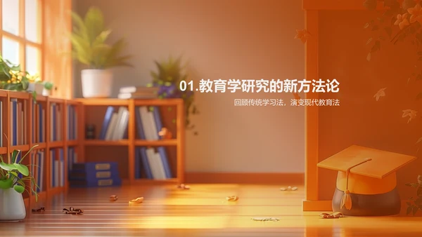 教育研究革新报告PPT模板