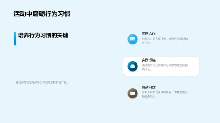 行为习惯与自我提升