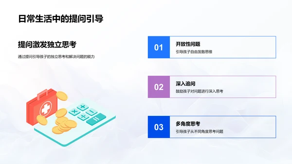 培养孩子独立思维PPT模板
