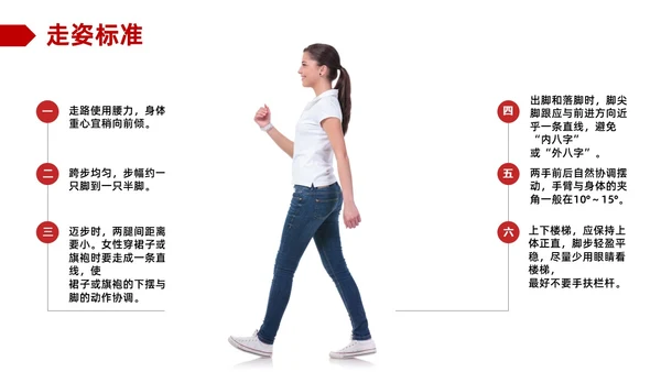 红色商务职场礼仪培训ppt模板