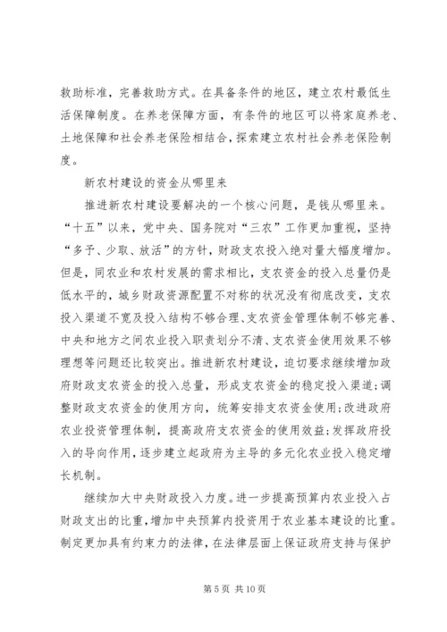 促进社会主义新农村建立.docx