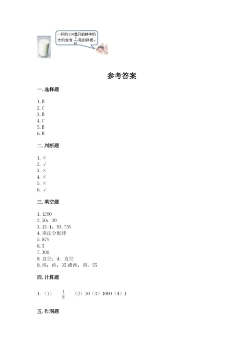 小学数学六年级上册期末考试试卷精品（易错题）.docx