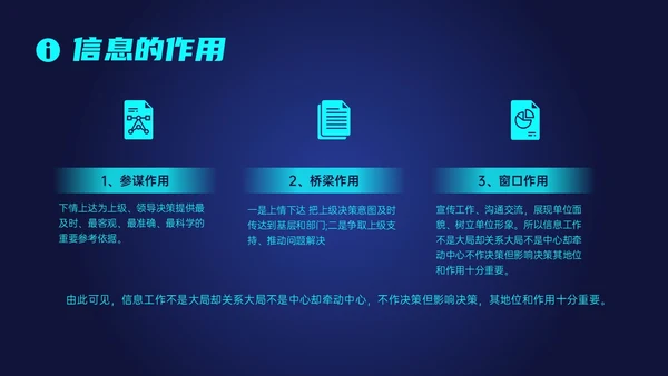 蓝色科技风信息写作培训PPT课件
