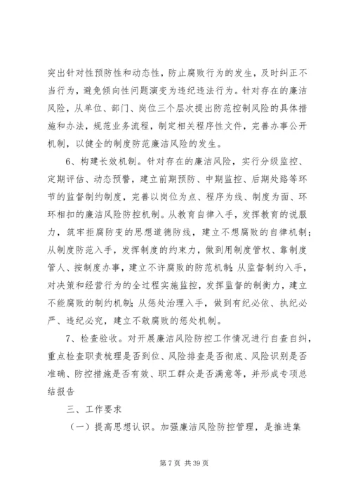 质量部廉洁风险防控实施方案.docx