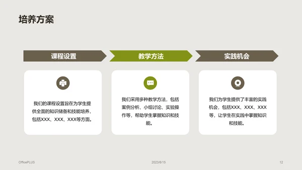 绿棕色商务现代校园招生宣传PPT模板