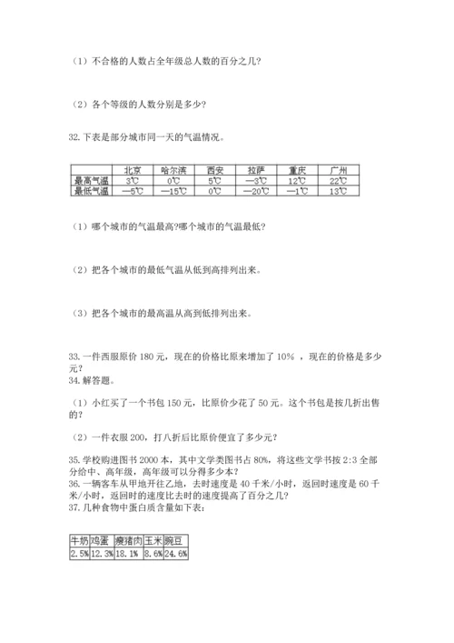 小升初数学应用题50道及完整答案（全国通用）.docx