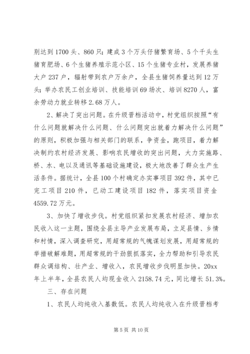 对提升农村基层党组织领导科学发展能力的调查与思考.docx