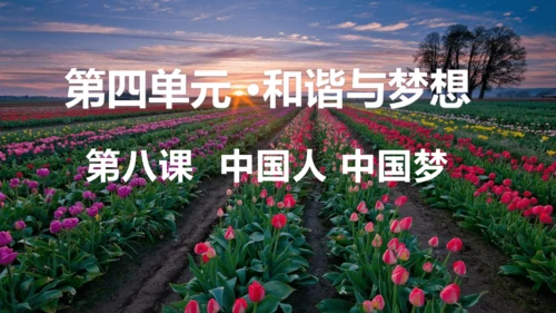 第四单元 和谐与梦想（单元复习课件）-【上好课】2024-2025学年九年级道德与法治上册同步精品课