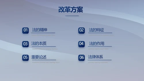 蓝色大气法律律法宣传讲座PPT