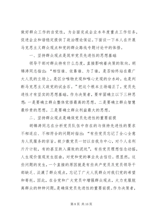 学习马克思主义群众观点和党的群众路线心得体会 (2).docx