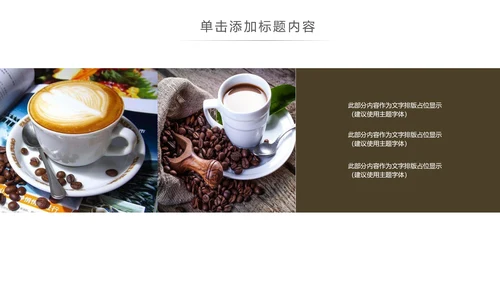 美味西餐厅休闲下午茶咖啡厅介绍咖啡介绍PPT