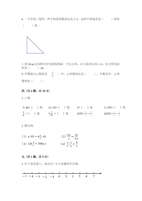 西师大版六年级数学下学期期末测试题精品（各地真题）.docx