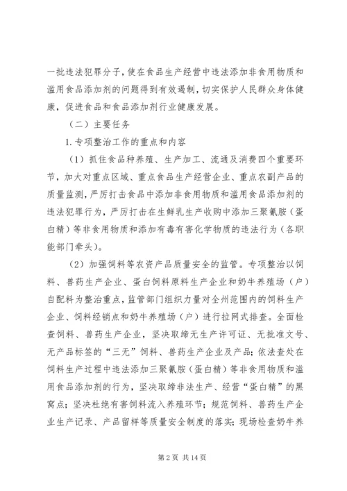 食品整治工作实施方案.docx