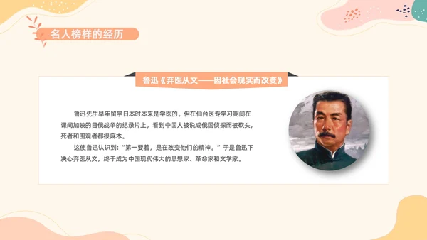 简约清新花卉我的理想会开花主题班会PPT模板