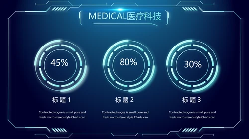 医院医疗科技信息化管理工作总结报告计划动态PPT模板