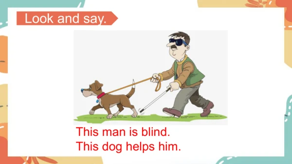 Module 7 Unit 1 He can't see.课件(共37张PPT)