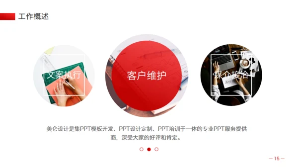 轻松的工作氛围商务办公工作总结报告通用PPT模板