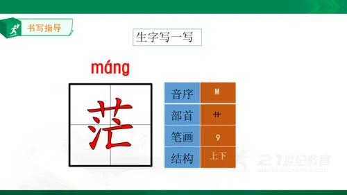 19.古诗二首 生字动画课件