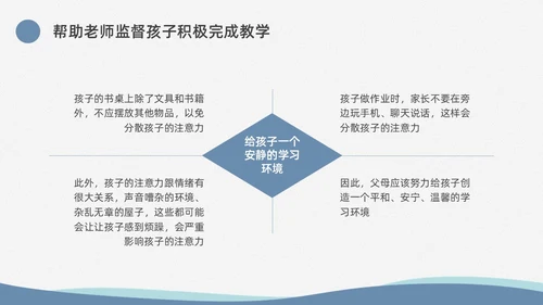 蓝色水彩简约商务疫情开学家长会PPT课件