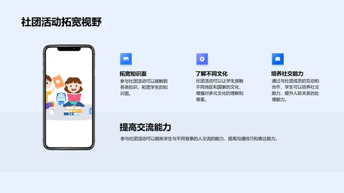 校园社团实践分享PPT模板