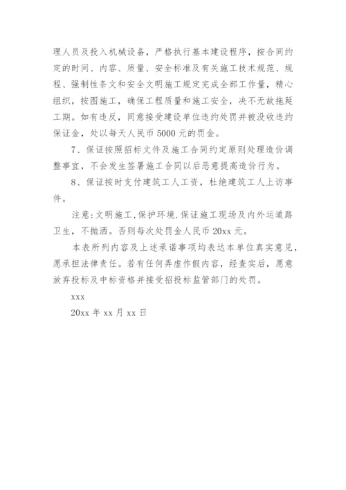 投标人承诺.docx