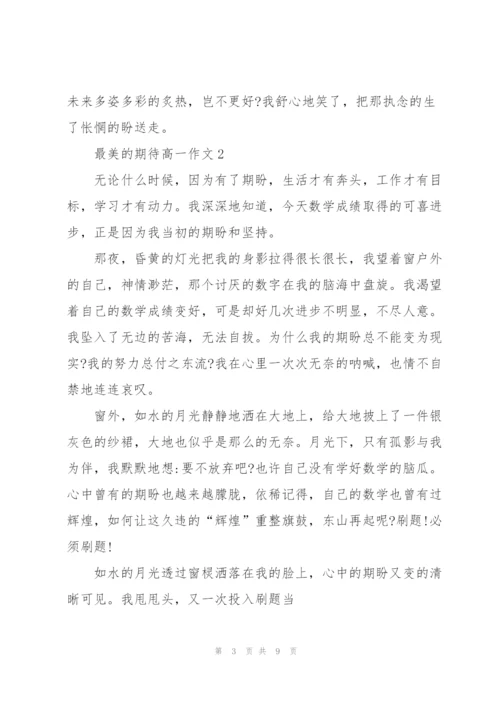 最美的期待高一作文5篇.docx