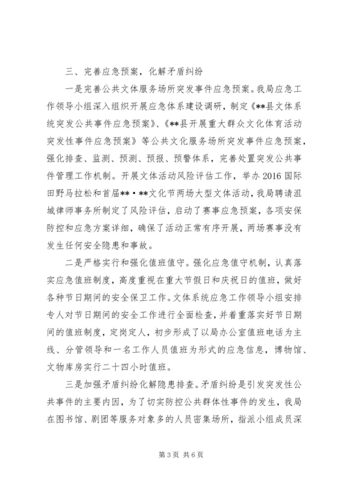 县文广局XX年安全生产自查报告.docx