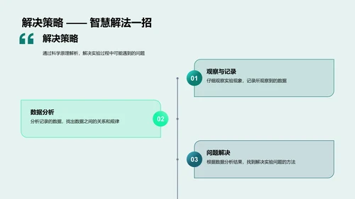 科学实验探索教学PPT模板