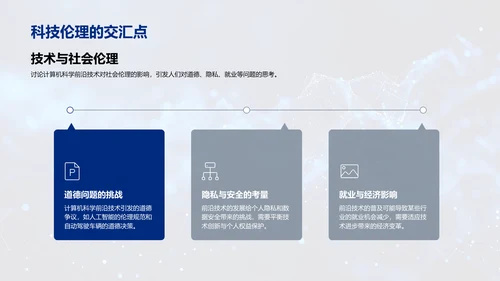 前沿科技教学课件PPT模板