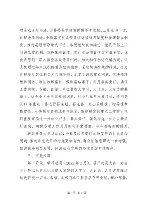 从严治党之“三树三比三提”主题实践活动方案.docx