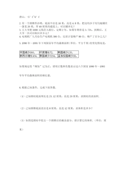 小学六年级数学毕业试题附完整答案【有一套】.docx