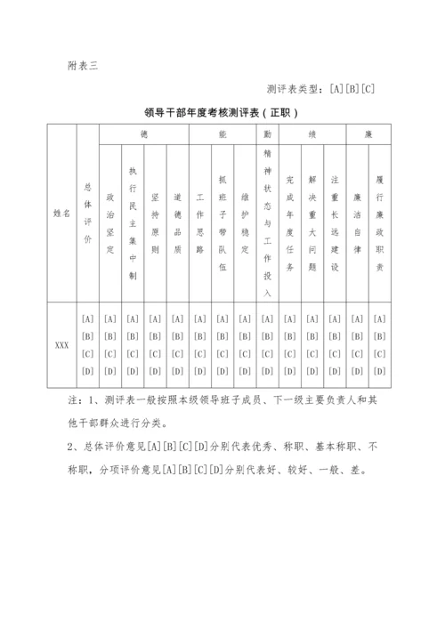 党政领导班子和领导干部年度考核办法(试行).docx