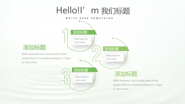 绿色清新化妆品介绍动态PPT