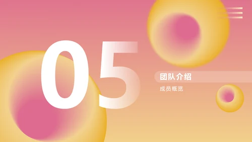粉色渐变风格商业计划书