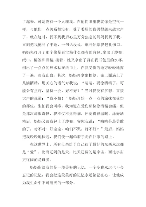 最美丽的记忆作文800字.docx