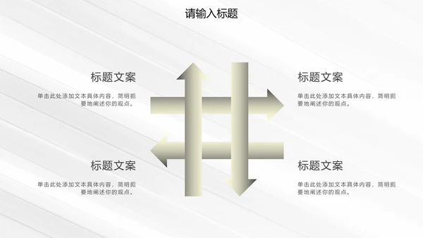 白金奢华简约商务运营方案PPT模板