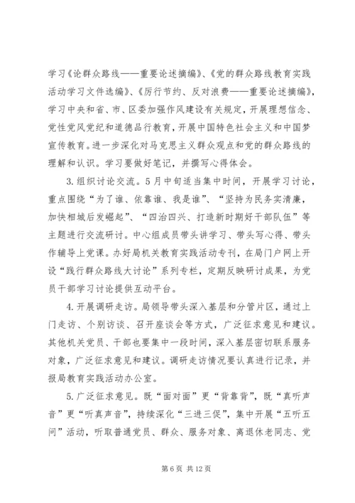 群众路线教育实践活动的实施方案.docx