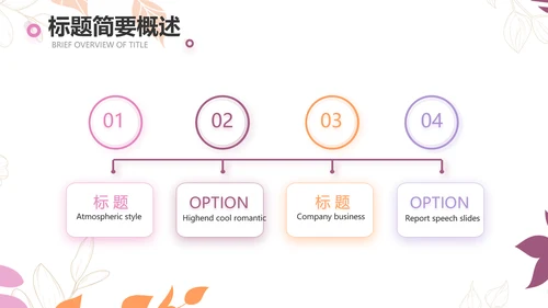 手绘水彩风化妆品产品介绍宣传动态PPT模板