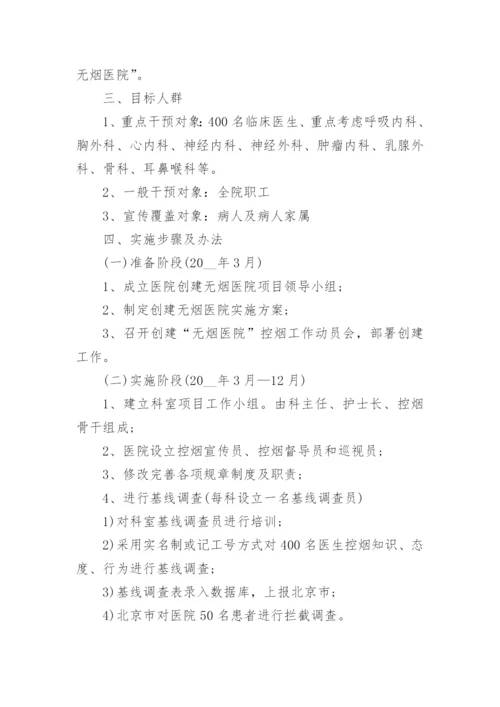 2022年医院控烟工作计划.docx