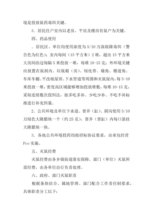 全春季统一灭鼠活动专业方案.docx