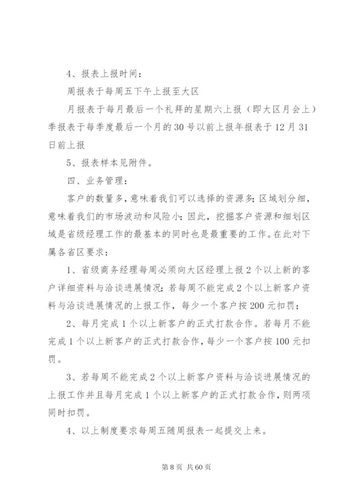 某医药招商公司大区管理制度.docx