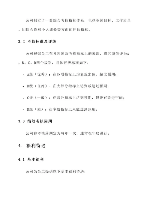 微型公司薪酬体系设计方案