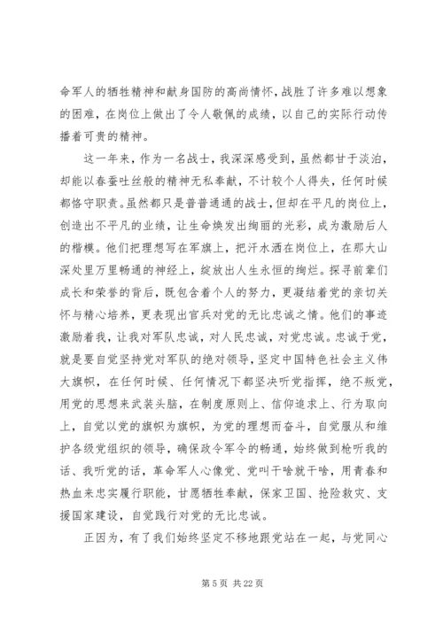 忠诚于党永不变质.docx