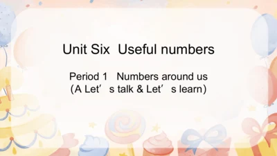 Unit 6 Useful numbers  A Let’s talk & Let’s learn 